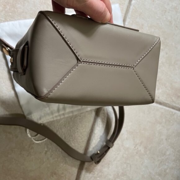 J. Crew Harper mini satchel in Italian leather DESERT CANYON (Taupe grey) - Picture 4 of 8